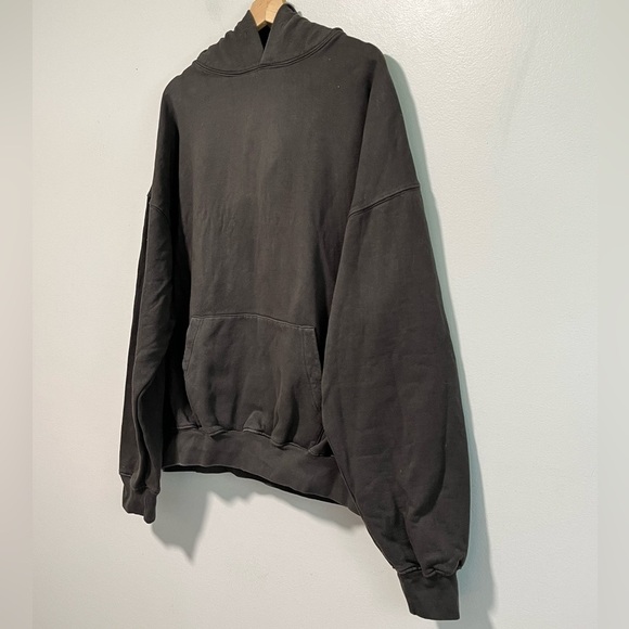 mnml Men’s Charcoal Gray Brown Oversized Hoodie - Size M - Picture 2 of 8